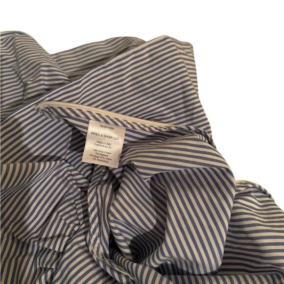 Veronica Beard Size 4 One Shoulder Blue/White Stripe Top Great Cond. Non Smoking - Picture 6 of 16